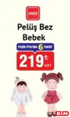 MGS OYUNCAK PELÜŞ BEZ BEBEK